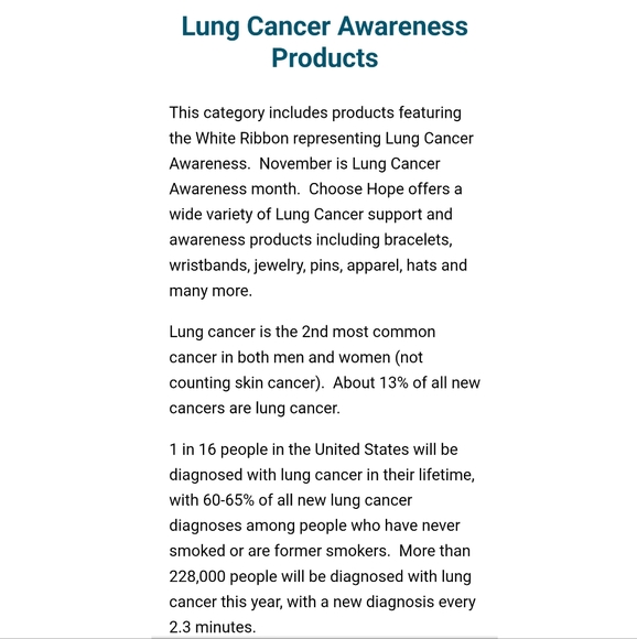 Lung Cancer Charms from Choose Hope - Picture 4 of 4